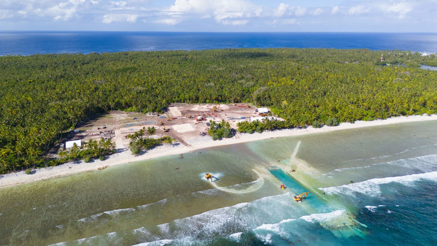 Niutao boat harbour and Nukulaelae small works