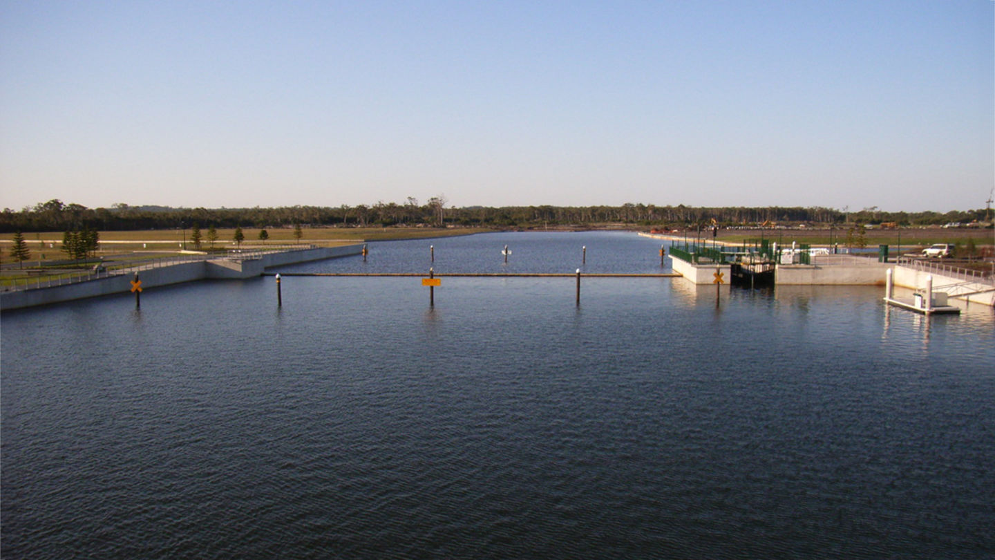 Pelican Waters North Lock and Weir