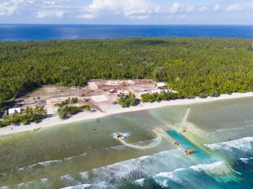 Niutao boat harbour and Nukulaelae small works