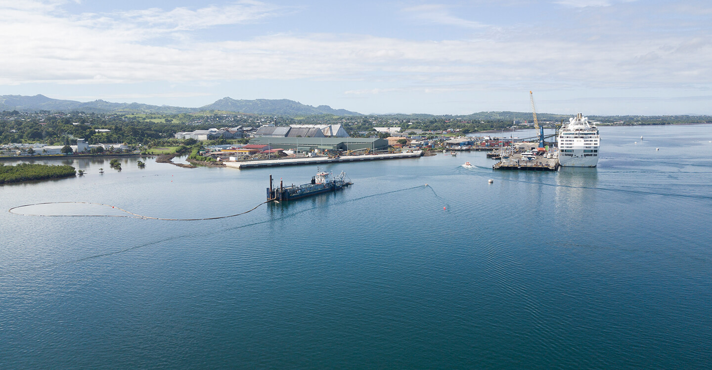 Dredging wraps up at Lautoka Wharf
