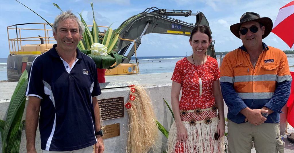Jacinda Ardern unveils Aussie-built infrastructure