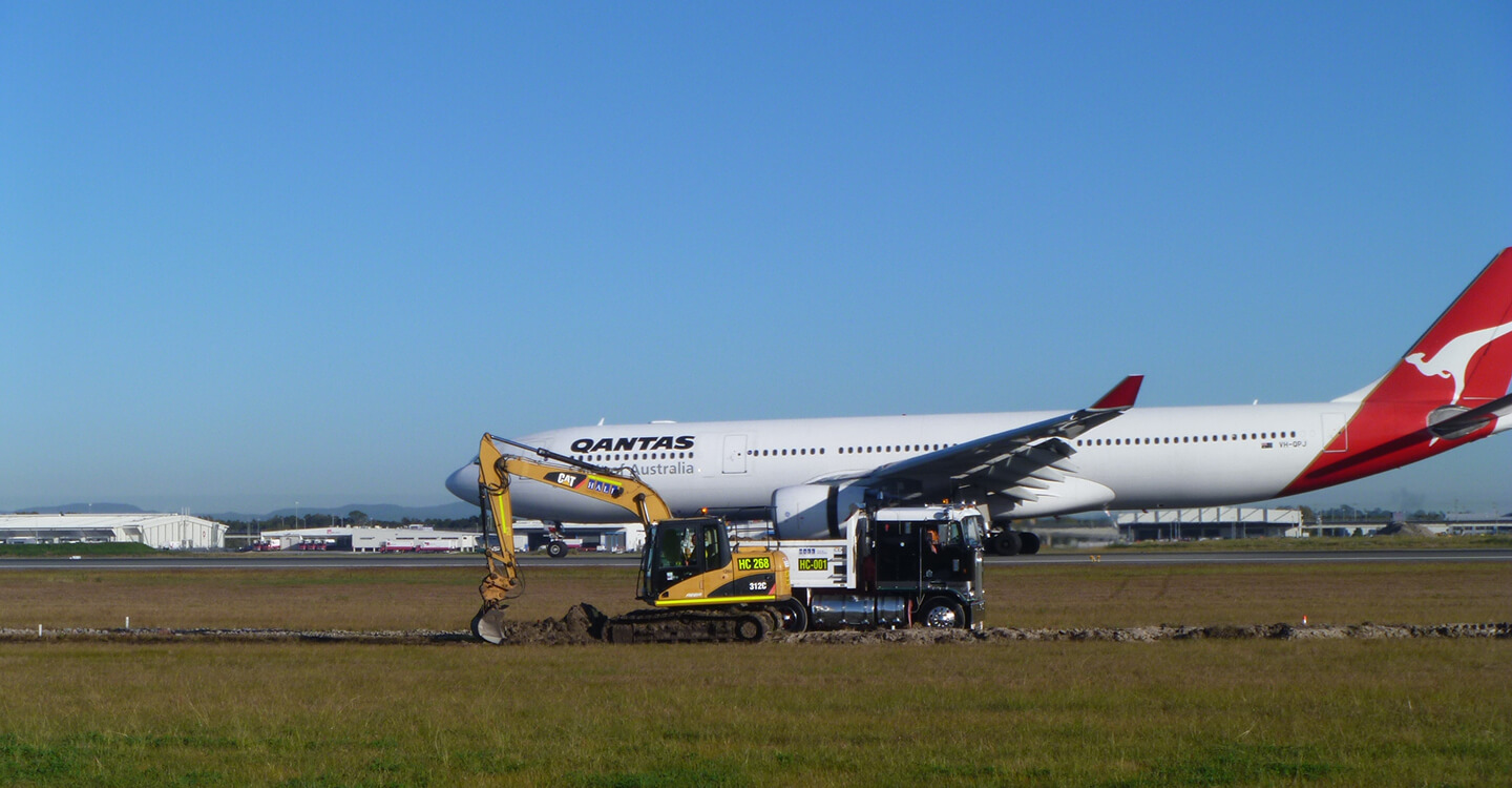 Brisbane Airport seawall and site access roads