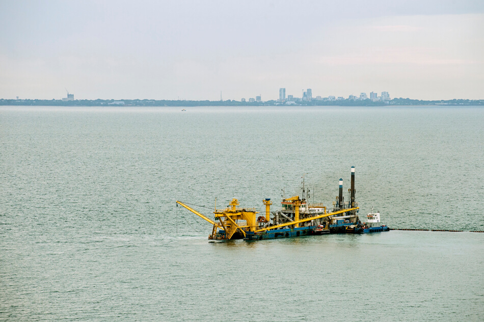 Charles Point Patches shipping channel