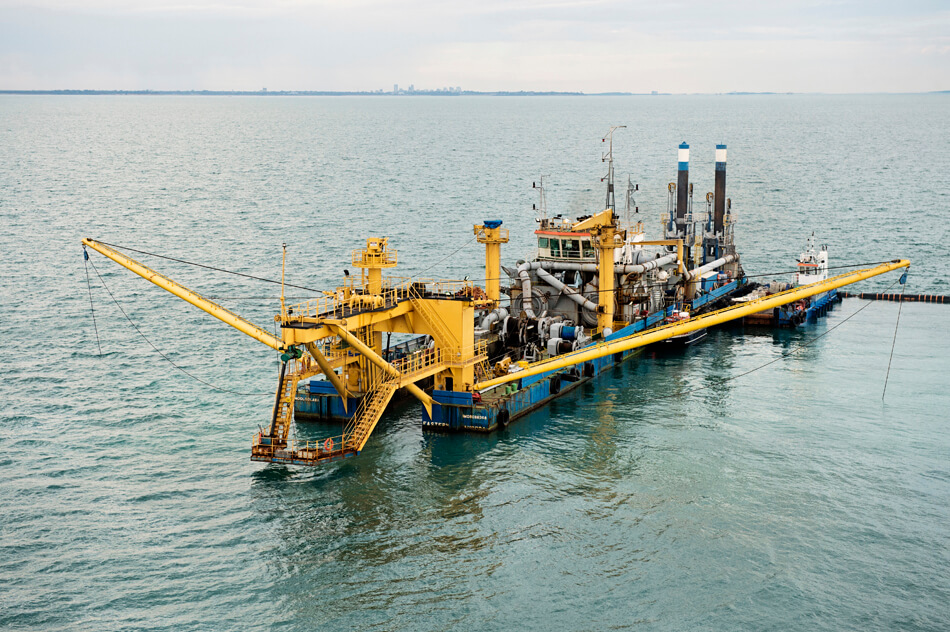 Charles Point Patches shipping channel