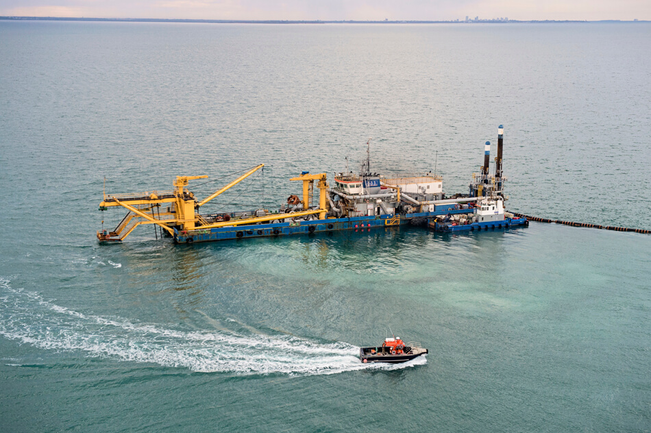 Charles Point Patches shipping channel