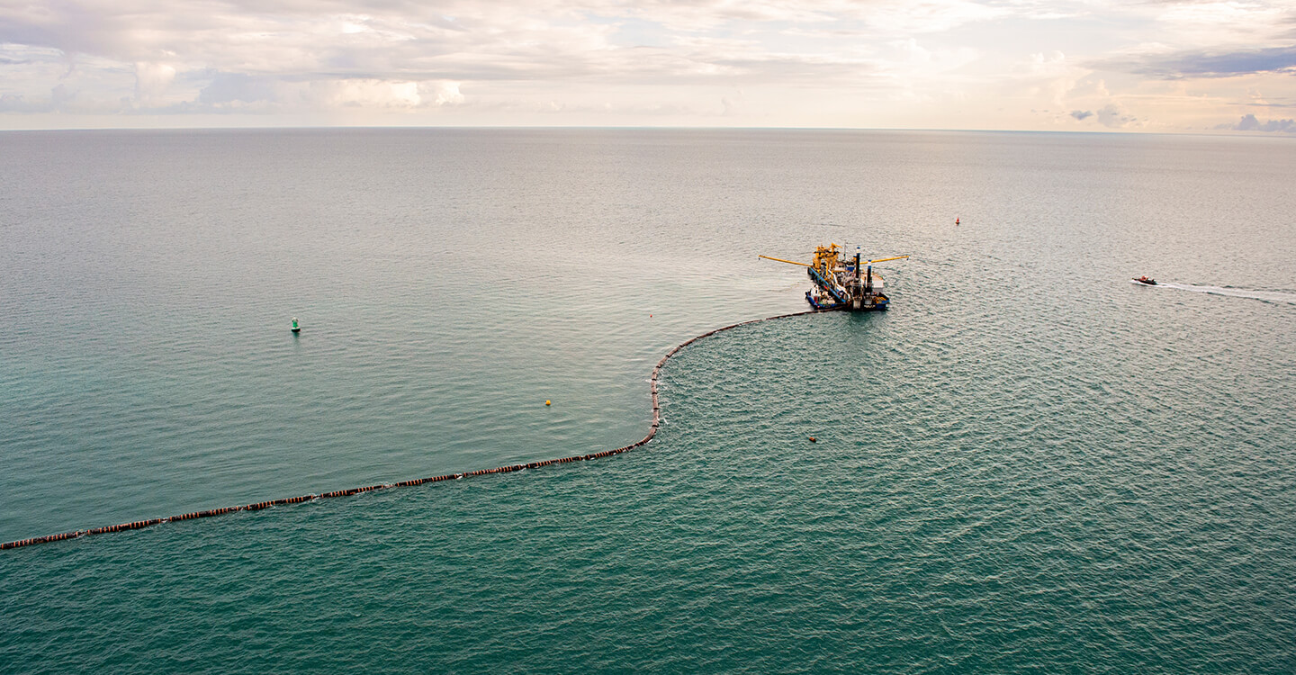 Charles Point Patches shipping channel