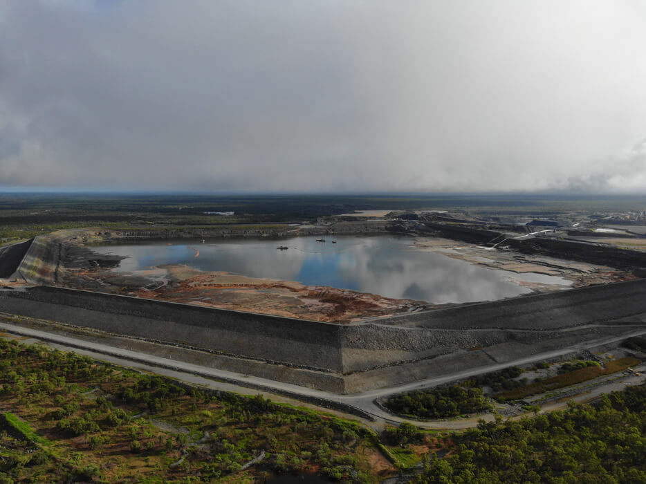 Era Ranger Uranium Mine tailings dredging