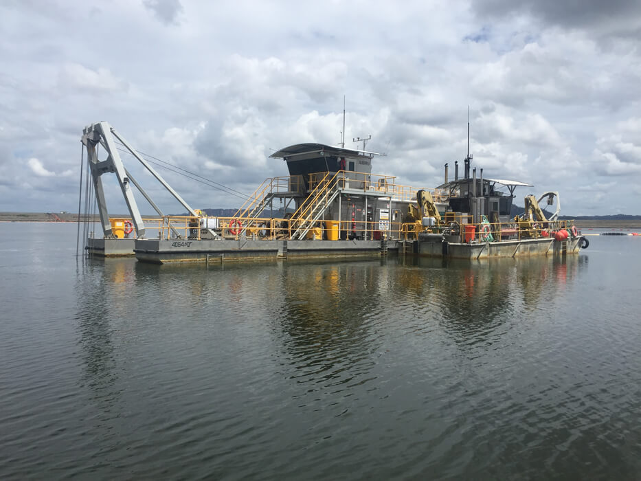 Era Ranger Uranium Mine tailings dredging