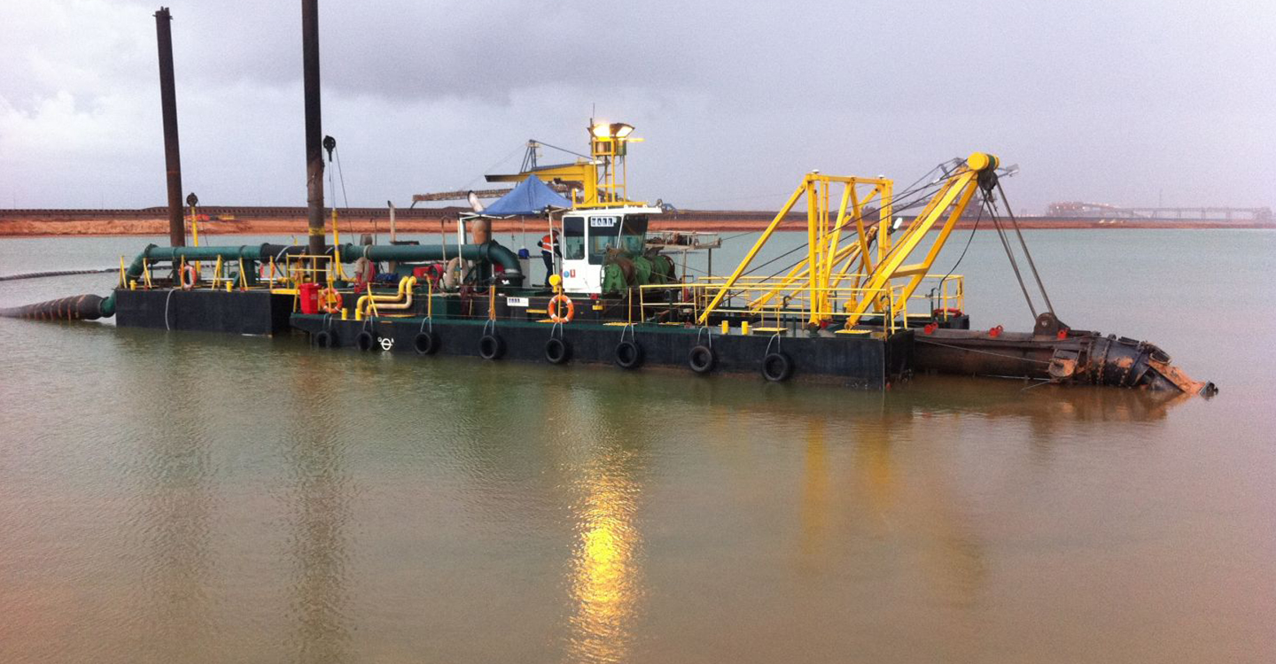 Fortescue port facility tailings pond dredging