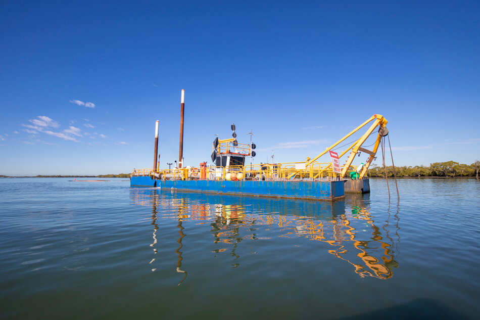 Jacobs Well maintenance channel dredging