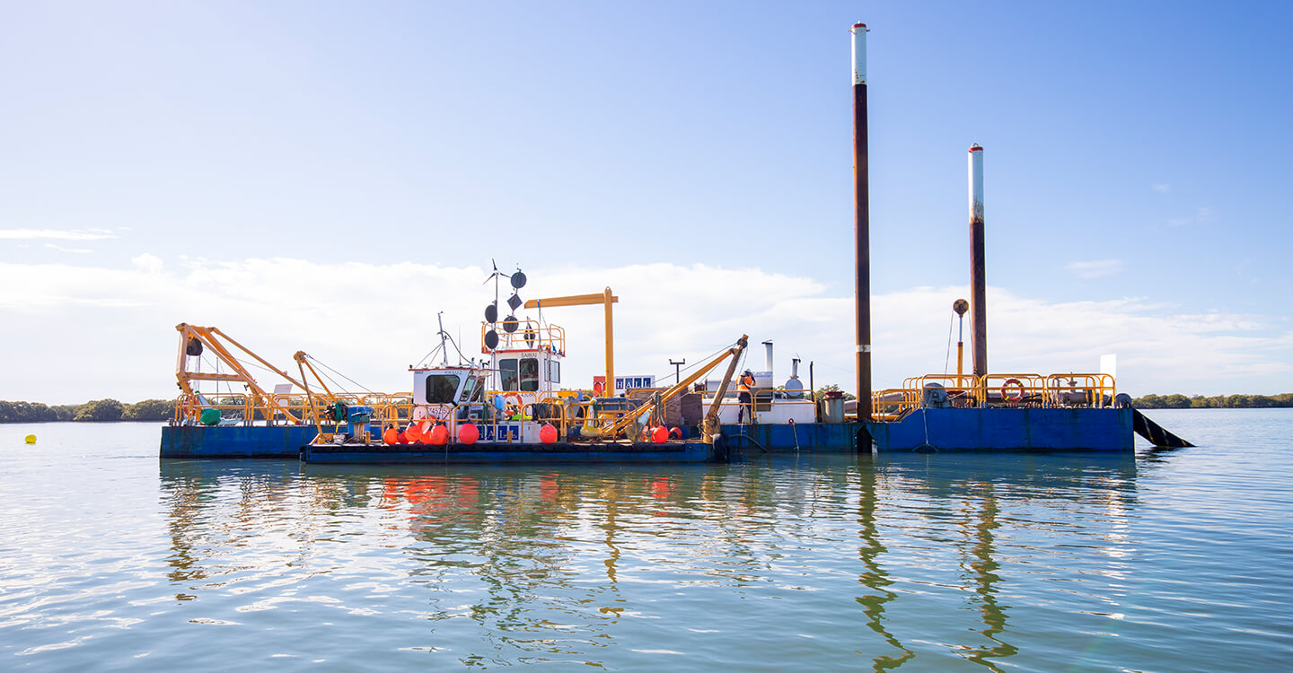 Jacobs Well maintenance channel dredging