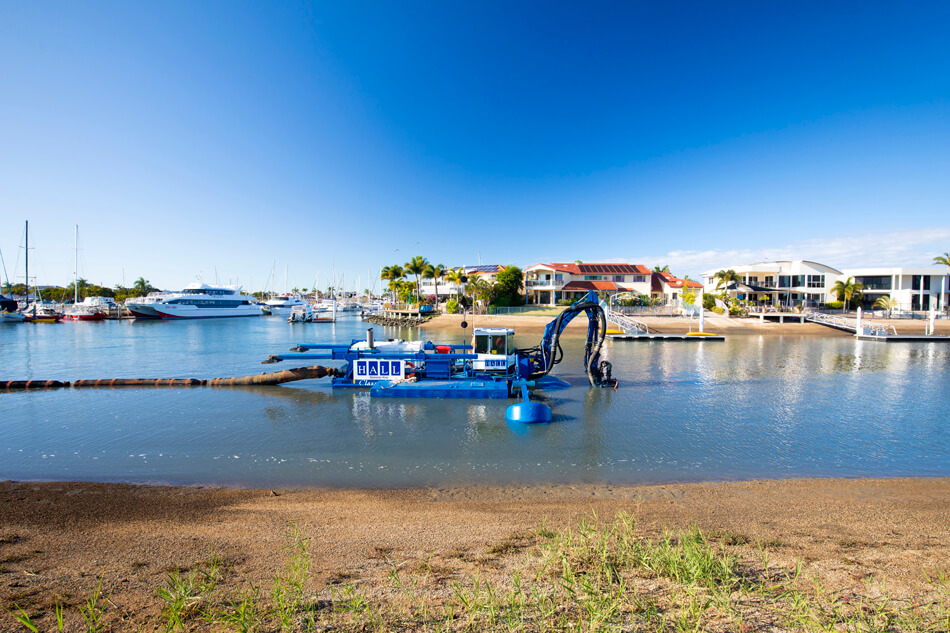 Newport canals maintenance dredging