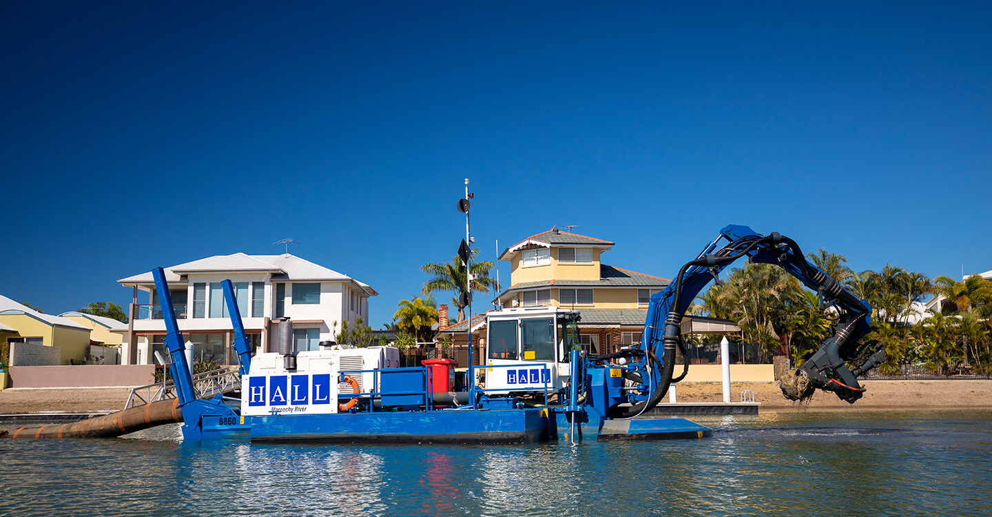 Newport canals maintenance dredging