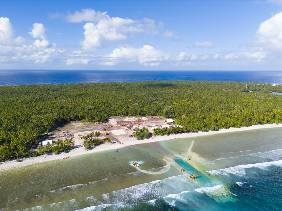 Niutao boat harbour and Nukulaelae small works