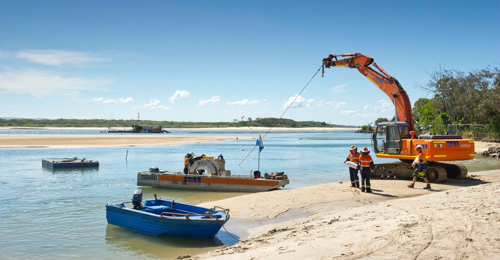 Noosa River Spit erosion protection