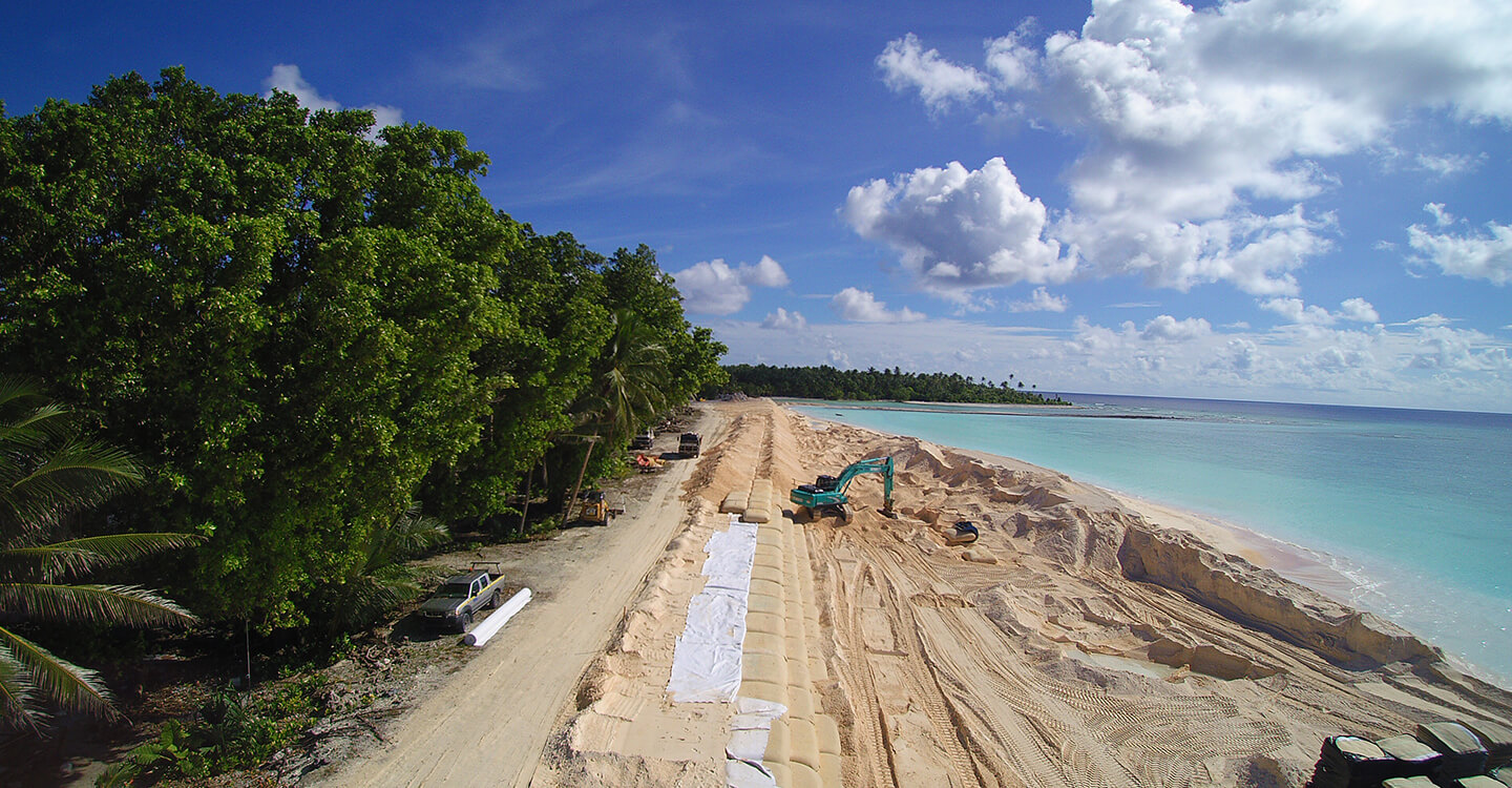 Nukufetau coastal works project