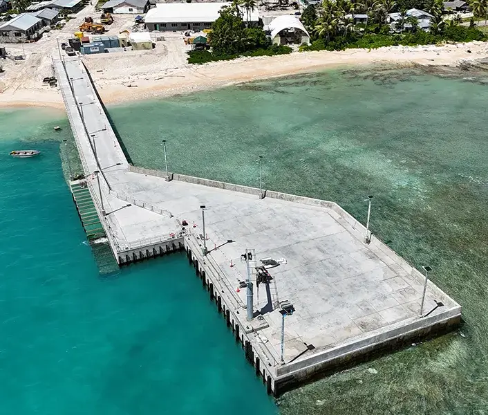 Pacific islands port