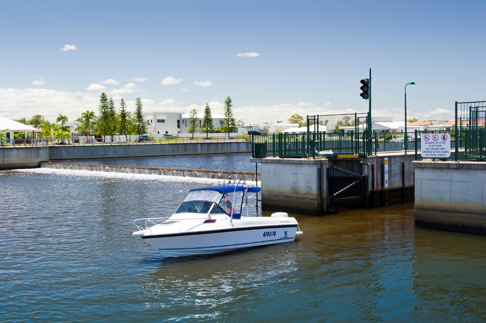 Pelican Waters Lock and Weir
