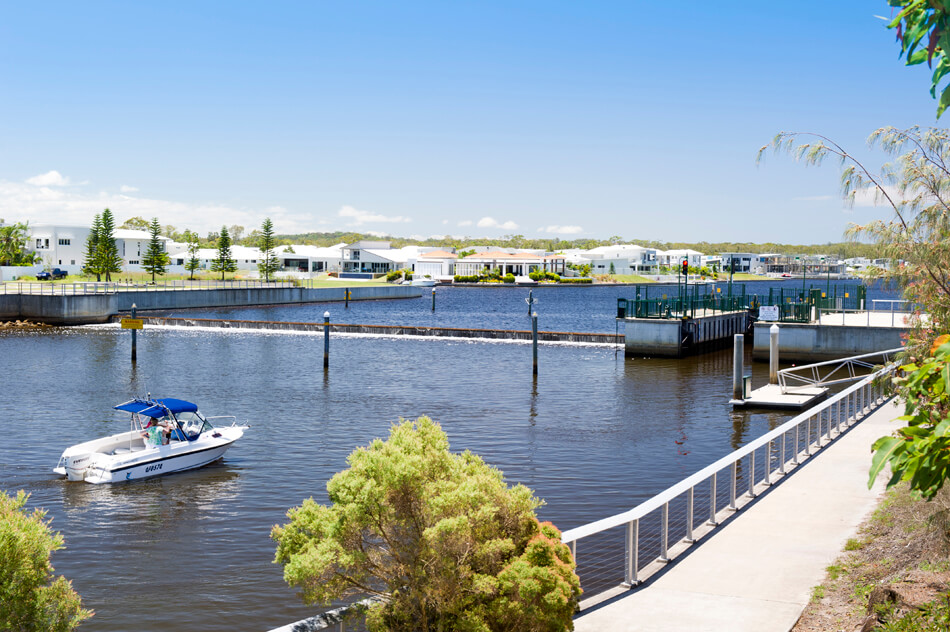 Pelican Waters Lock and Weir