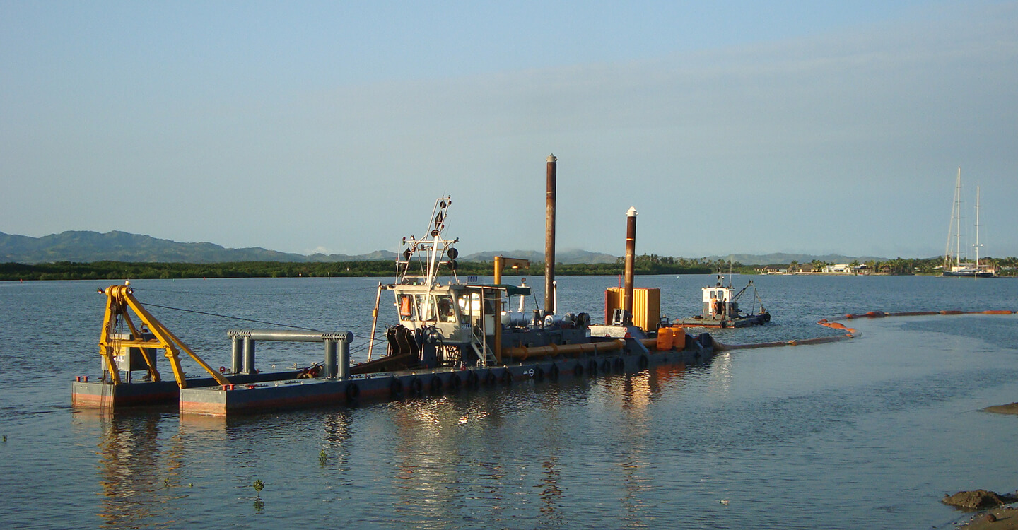 Port Denarau approach channel deepening