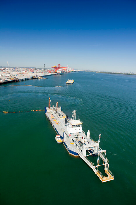 Port of Brisbane land reclamation