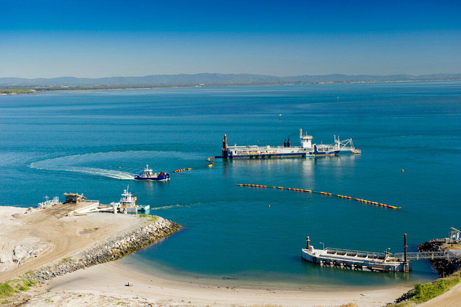 Port of Brisbane land reclamation