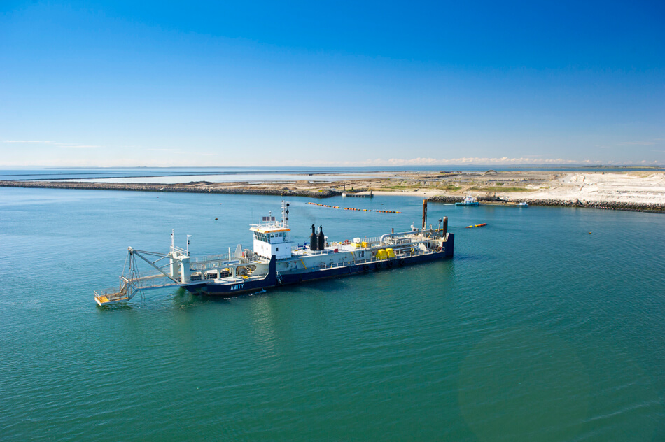 Port of Brisbane land reclamation