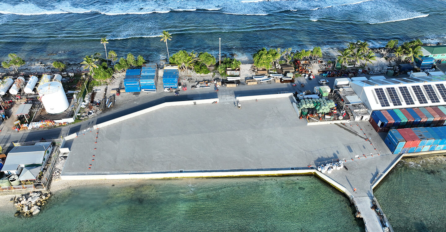 Port of Funafuti pavement reconstruction and building works