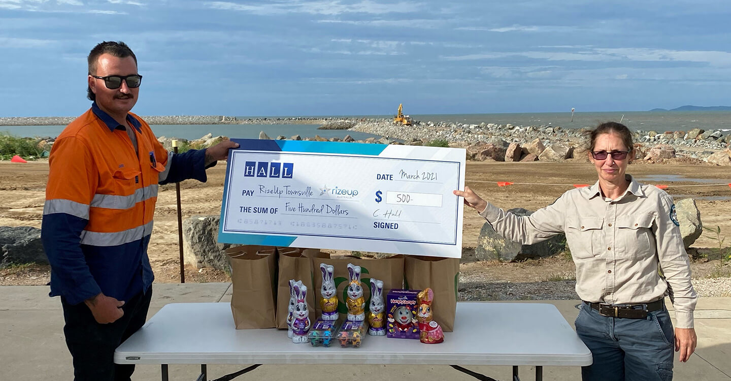 Hall easter donation