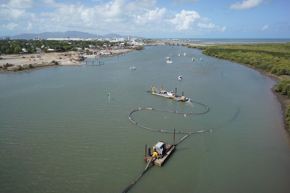 Ross River maintenance dredging