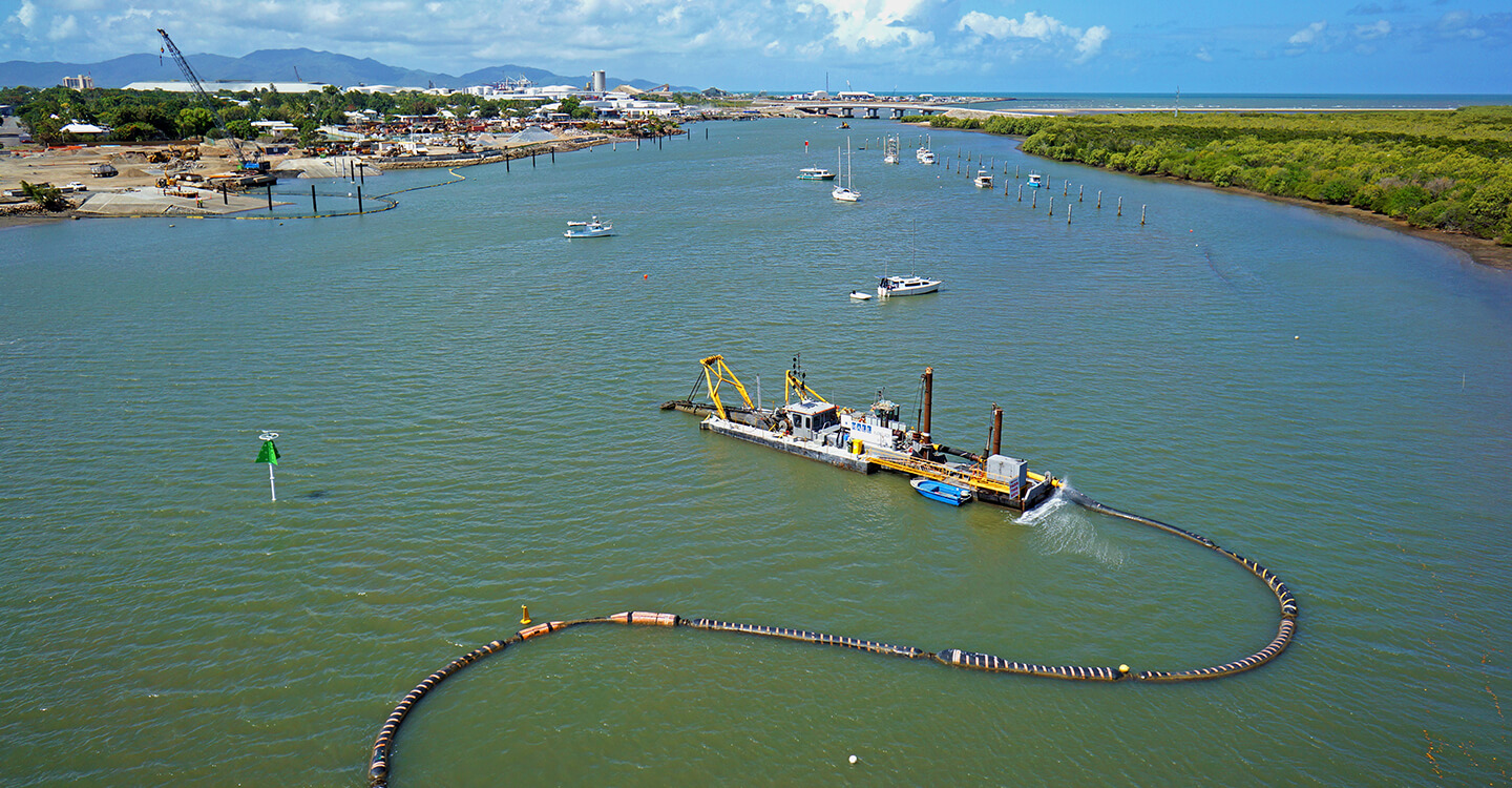 Ross River maintenance dredging