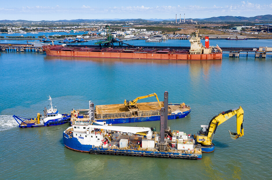 Gladstone dredging 