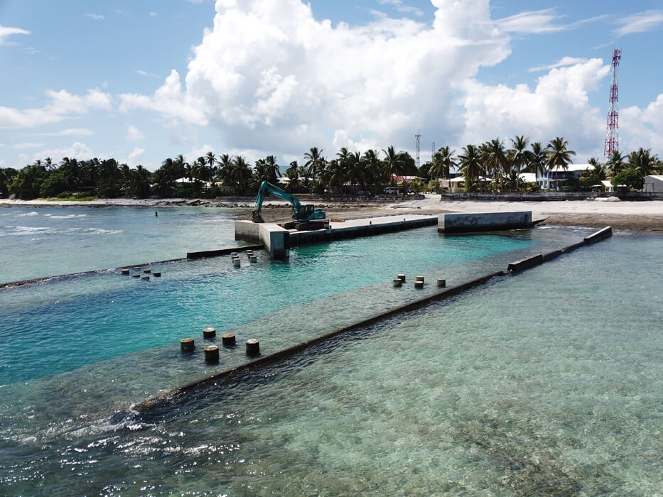 Tokelau Wharf and Ramp Construction